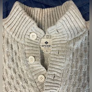 Cream colored Sperry Fisherman’s Sweater